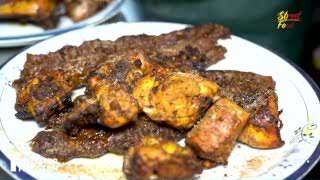 Kabab and tikka boti plate from the Discover Pakistan visit